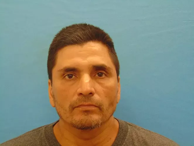 The face of this suspect launched a thousand puns. - VIA NEW BRAUNFELS POLICE DEPARTMENT FACEBOOK PAGE