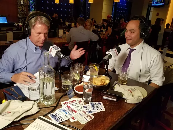 Joaquin Castro appears on CBS's The Takeout podcast with White House correspondent Major Garrett. - VIA CBS NEWS