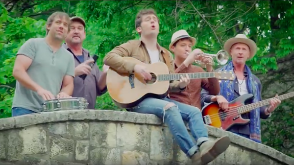 Jefferson Clay is donating the proceeds from his latest single, "River Walkin'" to the San Antonio River Walk Association. - VIA "RIVER WALKIN'" VIDEO