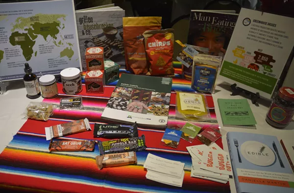 A collection of commercial foots that contain insect-based ingredients. - COURTESY PHOTO