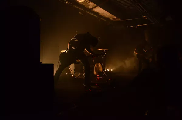 Russian Circles bassist Brian Cook leans into the riff. - CHRIS CONDE