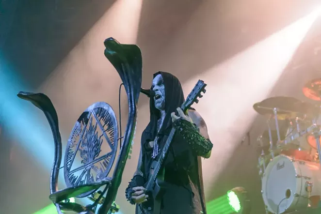 Behemoth's Nergal delivers his venom. - JAIME MONZON