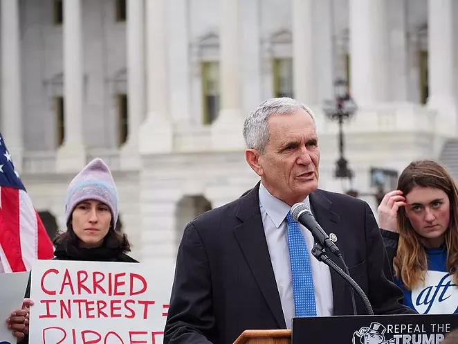 U.S. Rep. Lloyd Doggett speaks at a Washington press conference. - WIKIMEDIA COMMONS