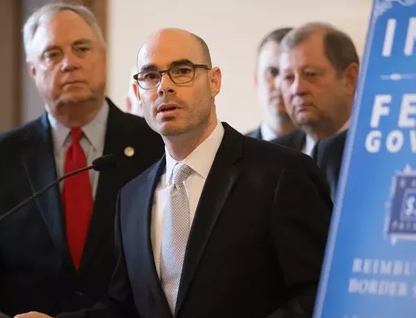 Dennis Bonnen (center) is considered an ally of former Texas House Speaker Joe Straus. - VIA DENNIS BONNEN'S FACEBOOK