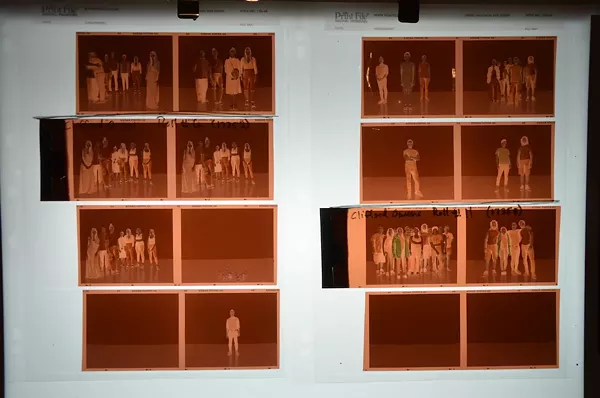 Frames from the San Antonio iteration of his series Photographs with an Audience. - PHOTO BY BRYAN RINDFUSS