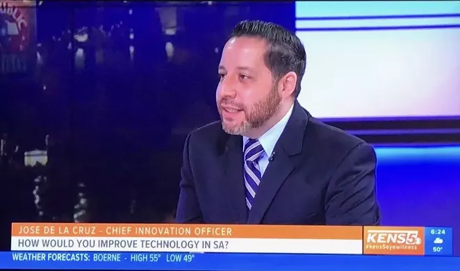 Jose De La Cruz during a recent television appearance. - VIA @JDLC_123'S TWITTER ACCOUNT
