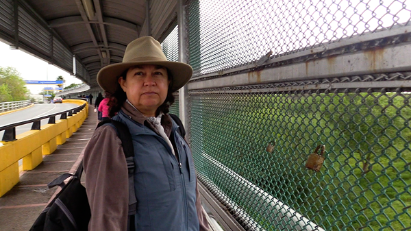Elisa Filippone volunteers by providing aid to asylum seekers in Matamoros. - REBECCA CENTENO