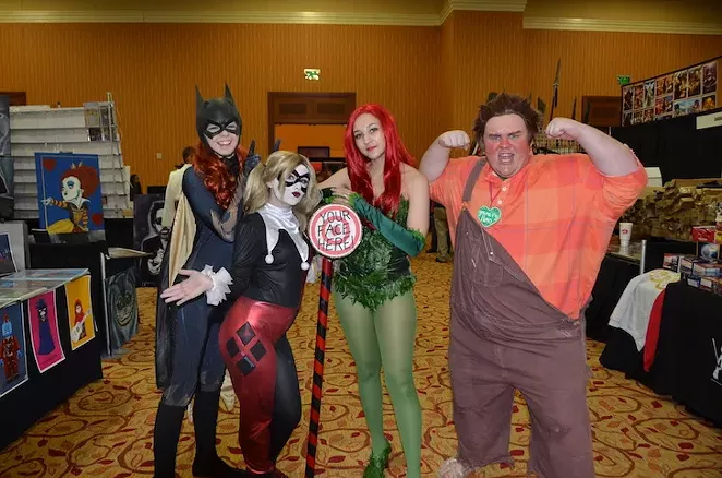Cosplayers strike a pose at November's Celebrity Fan Fest. - KIKO MARTINEZ