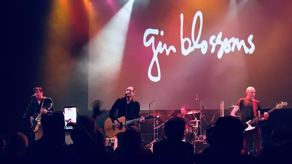 The Gin Blossoms perform Friday night at the Aztec Theatre. - MIKE MCMAHAN
