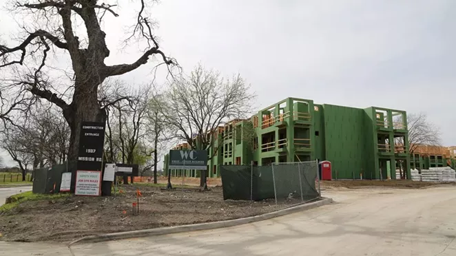 The Mission Escondida luxury apartments are being build by local developer White-Conlee at 1507 Mission Road. - BEN OLIVO / HERON