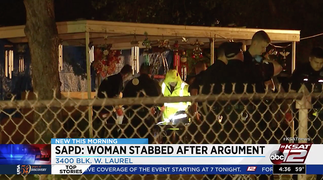 SCREENSHOT VIA KSAT NEWSCAST