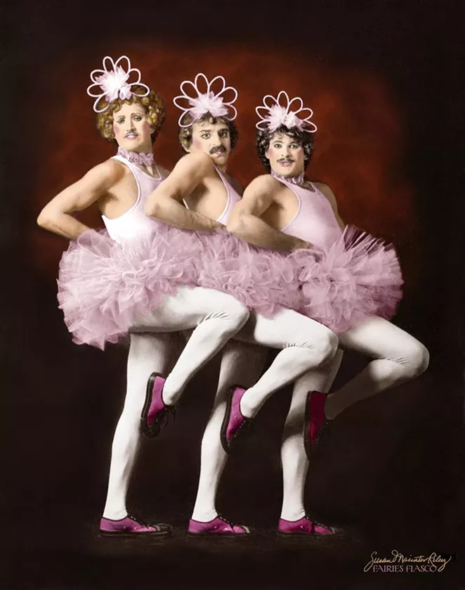 Elder (far right) and fellow Fall Fairies - SUSAN RILEY