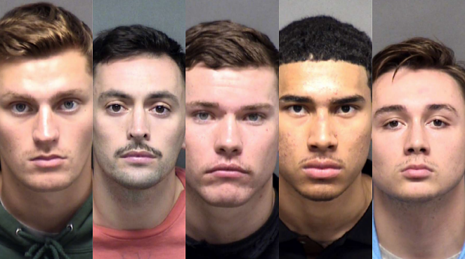 (L-R) Dominick Burns, Mauricio Chaparro, Anthony Cooney, Kenneth Johnson, Kyle Tuschmann - BEXAR COUNTY SHERIFF'S OFFICE