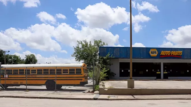 These properties on the 1800 block of North Alamo Street will become multifamily development. - JULLIEN URIEGAS / SAN ANTONIO HERON