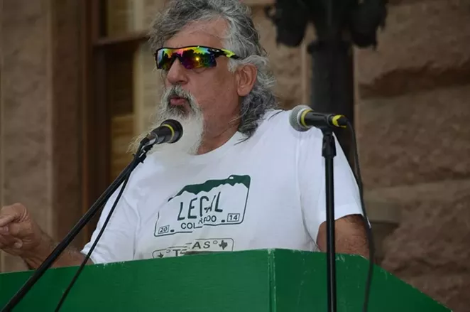 Attorney Jamie Balagia speaks at a 2015 marijuana legalization rally. - FACEBOOK / JAMIE BALAGIA