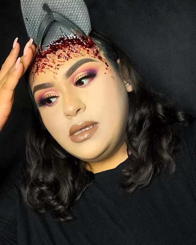 South Texas Makeup Artist Wows with Grisly La Chancla Costume | ArtSlut
