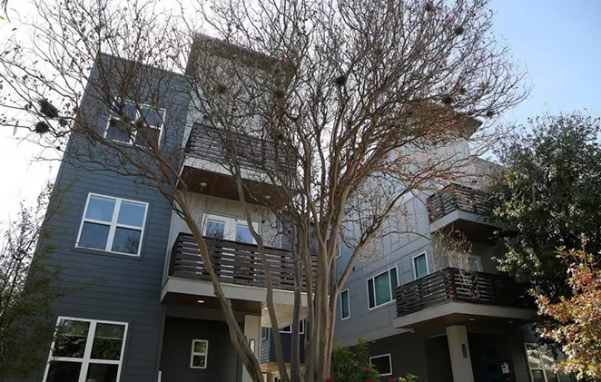 Single-family developments like this one on West Craig Place in Beacon Hill will now be regulated to 35 feet or 2.5 stories. - BEN OLIVO / SAN ANTONIO HERON