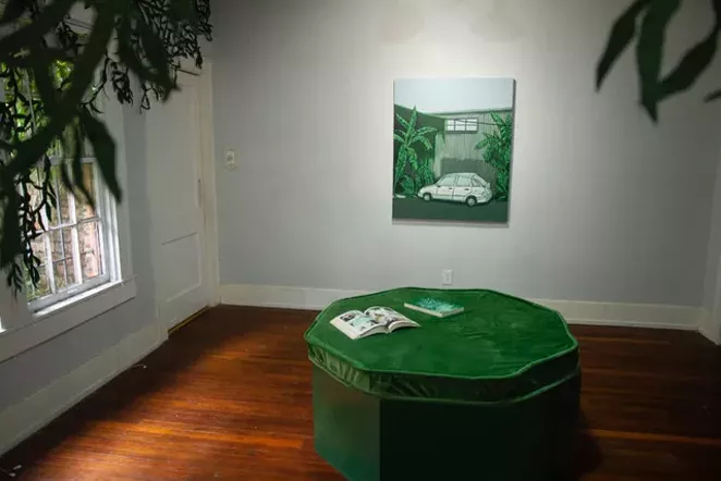 Sarah Welch, Total Monsoon installation at Alabama Song, 2018. - COURTESY OF SARAH WELCH