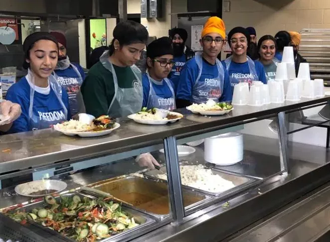 Seva, or selfless community service, is a core tenet of the Sikh faith. - PHOTO COURTESY SIKH DHARAMSAL