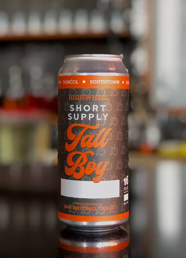 Available for pre-order today, the inaugural run of Short Supply Tall Boys will pour 16 ounces of the HighWheel Wheat-A-Colada. - COURTESY OF DORĆOL DISTILLING + BREWING