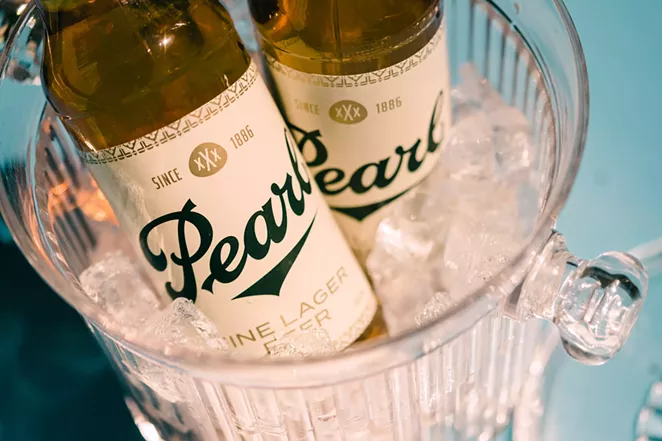 Pearl xXx's new design is inspired by the original characteristics of the brand, including the clamshell shape and script. - COURTESY JOE MONDO CRUZ