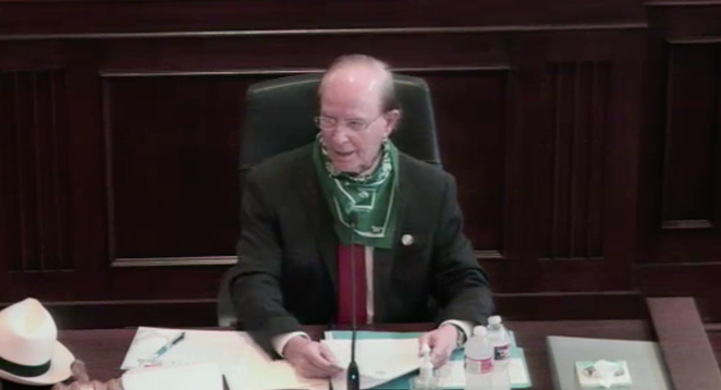 County Judge Nelson Wolff said Texas Attorney General Ken Paxton will need to "wait a while before he tries to put us in jail." - SCREEN CAPTURE / BEXAR COUNTY WEBSITE