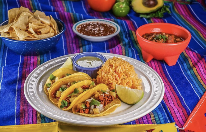 Viva Vegeria's Tacos Al Pastor - COURTESY OF VIVA VEGERIA
