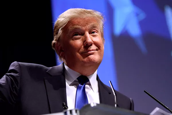 Presidential hopeful, billionaire and wig/toupee/transplant enthusiast Donald Trump - VIA WIKIMEDIA
