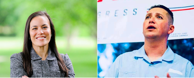 COURTESY PHOTO / GINA ORTIZ JONES (LEFT) AND TWITTER / TONY GONZALES (RIGHT)