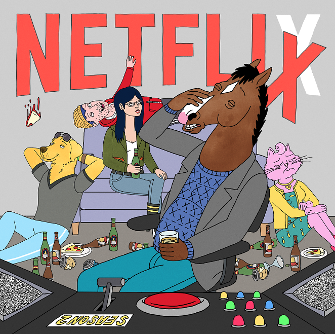 The bold and brash BoJack Horseman is voiced by the ever funny Will Arnett. Catch seasons one and two now streaming on Netflix. - BOJACK HORSEMAN/FACEBOOK