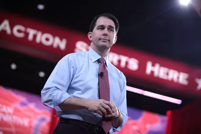 Wisconsin Governor Scott Walker will campaign in San Antonio tomorrow. - VIA GAGE SKIDMORE/WIKIMEDIA COMMONS