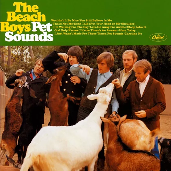 The cover of Pet Sounds, The Beach Boys' 1966 opus