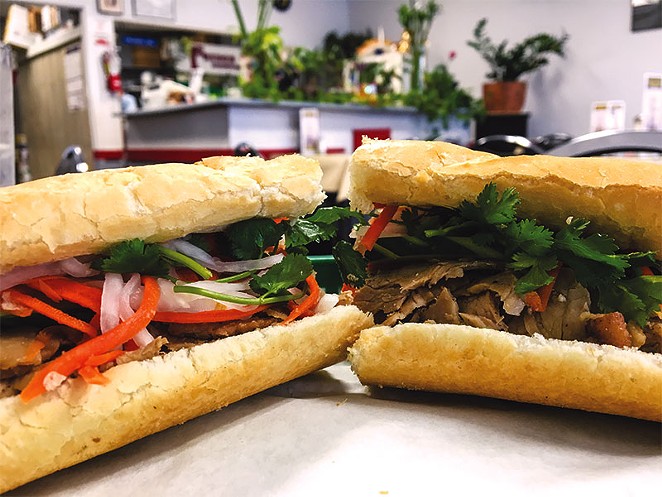 Get out of that ham-and-cheese comfort zone! This sandwich can take the place of your regular club sandwich lunch. One of the main things to remember with Vietnamese cuisine is that sauce matters — don't forget the hoisin, Sriracha, soy and sweet chili sauce. - JACQUELINE FIERRO