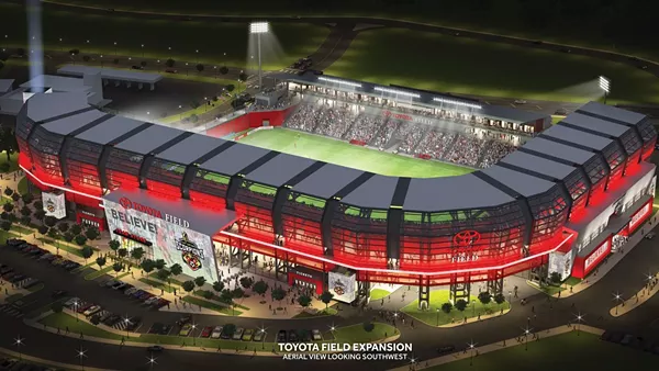 A rendering of what an expanded Toyota Field could look like. - COURTESY SAN ANTONIO SCORPIONS