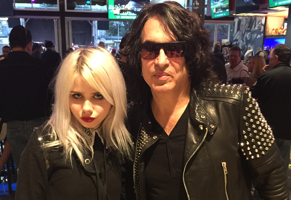 Our freelancer Shannon Sweet with the Paul Stanley. - TRAVIS BUFFKIN