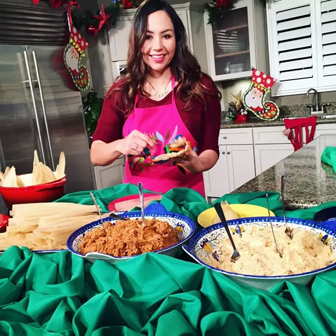 Tamales and tiny tots! - COURTESY