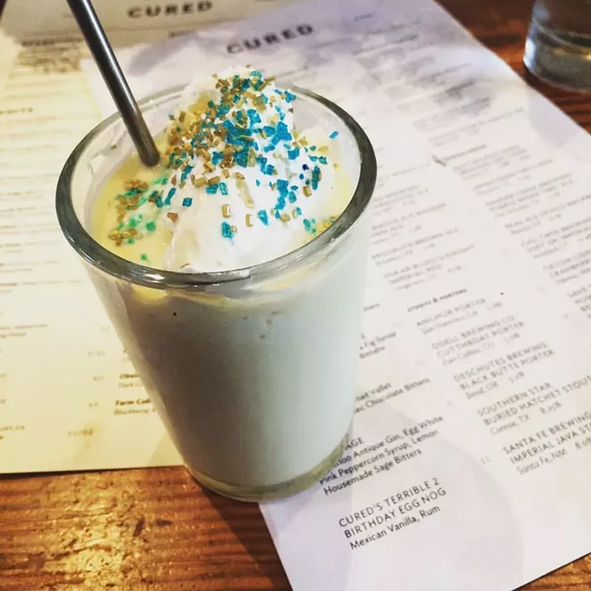 You'll want to sip on a few of these rompope-esque eggnog cocktails. - JESSICA ELIZARRARAS
