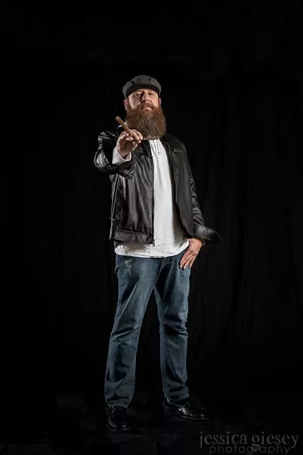 Local barber Ray E. Thompson sporting one of SA's Best Beards. - JESSICA GIESEY