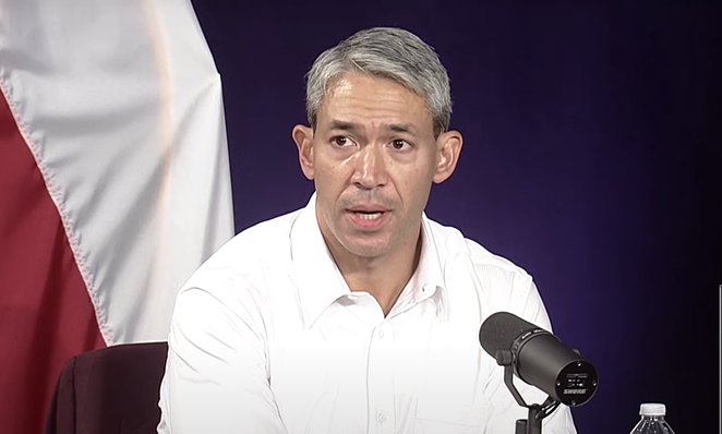 Mayor Ron Nirenberg discusses the city's pandemic enforcement efforts during Tuesday's press briefing. - YOUTUBE / CITY OF SAN ANTONIO