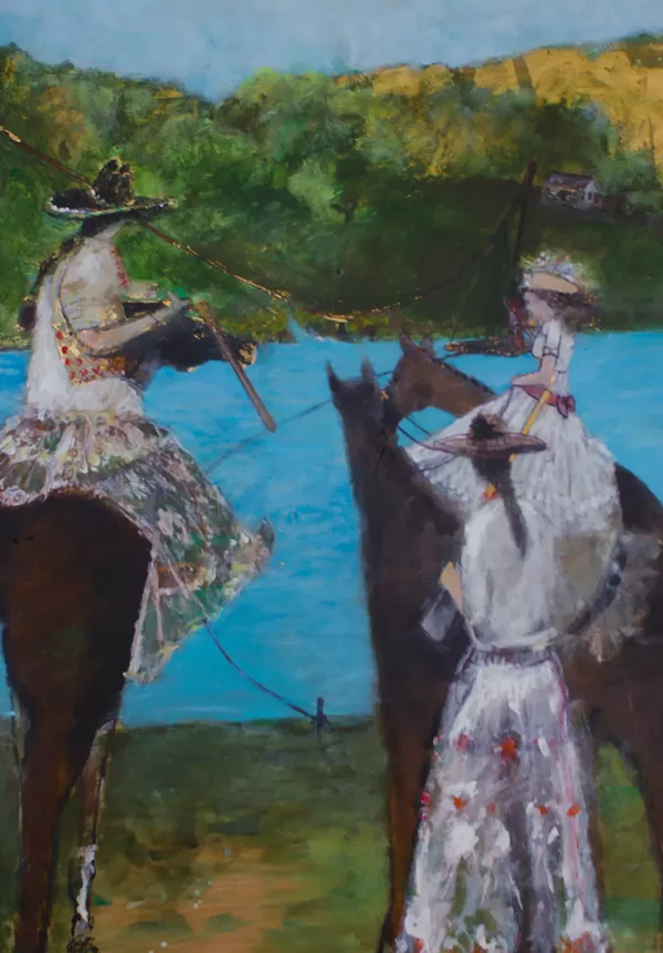 "Crossing the Rio Grande" by Bryson Brooks - COURTESY