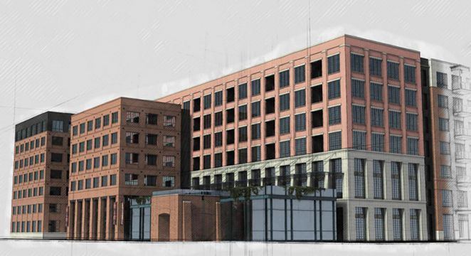 The Elmira Apartments is a 7-story apartment building planned for 1126 E. Elmira St. - COURTESY IMAGE / DON B. MCDONALD