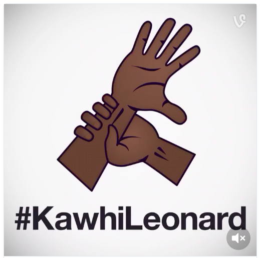 Kawhi Leonard's custom emoji - VINE/NBA