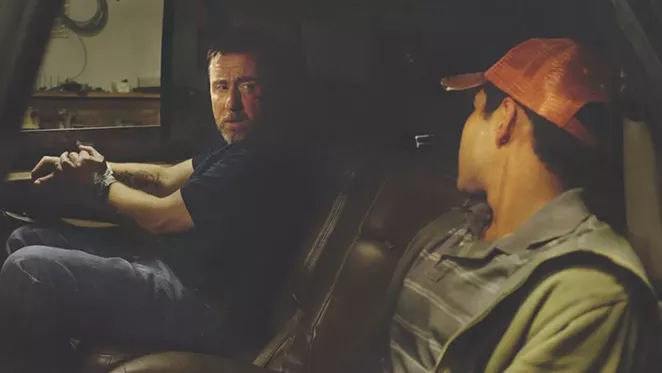 Tim Roth stars as an ATF agent kidnapped by a young gun smuggler (Kristyan Ferrer) in 600 Miles.