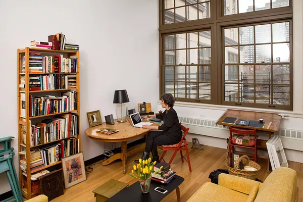 This photo shows a shot inside a residence at El Barrio's Artspace PS109 in New York City. - JAMES SHANKS | ARTSPACE