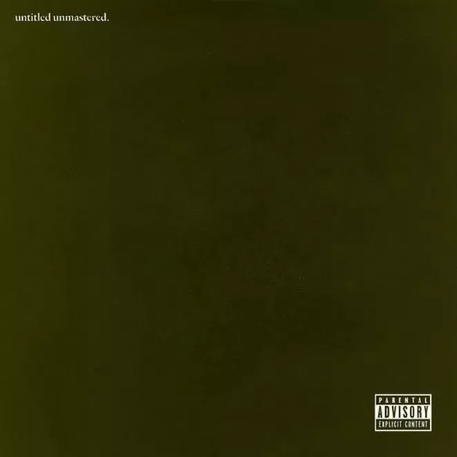 The cover of untitled unmastered. - COURTESY
