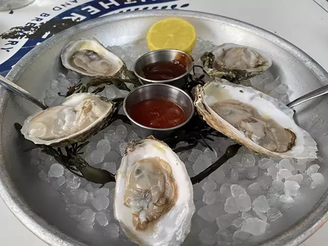 Southerleigh at the Pearl offers outdoor seating and a chance to pair oysters with beer. - RON BECHTOL