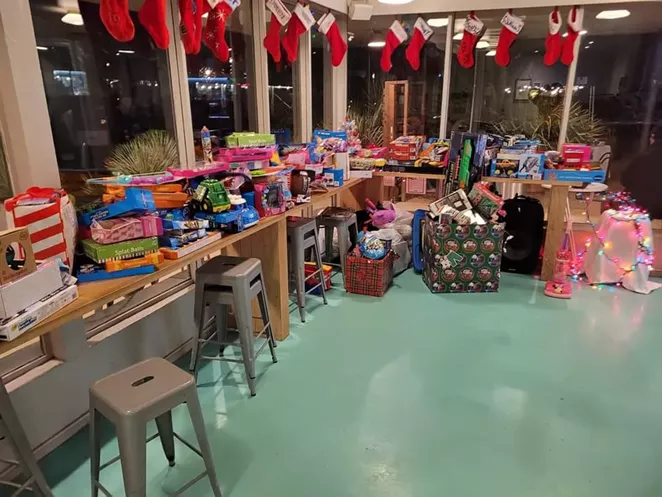 The staff of The Good Kind has been collecting donated toys since the start of the holiday season. - COURTESY OF THE GOOD KIND