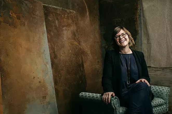 Anna Stothart is moving on from her position as Curator of Modern and Contemporary Art at SAMA to a directorial position at New York City's Lehmann Maupin Gallery. - JOSH HUSKIN