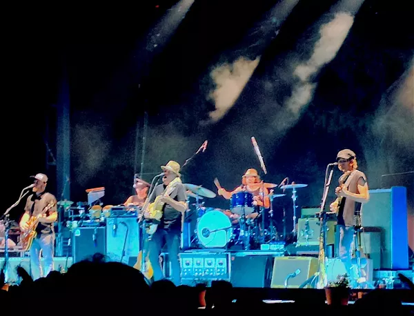 Young onstage with Promise of the Real. - TRAVIS BUFFKIN