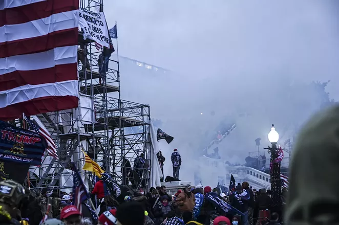 A mob of Trump supporters overruns the U.S. Capitol on Wednesday. - J.M. GIORDANO